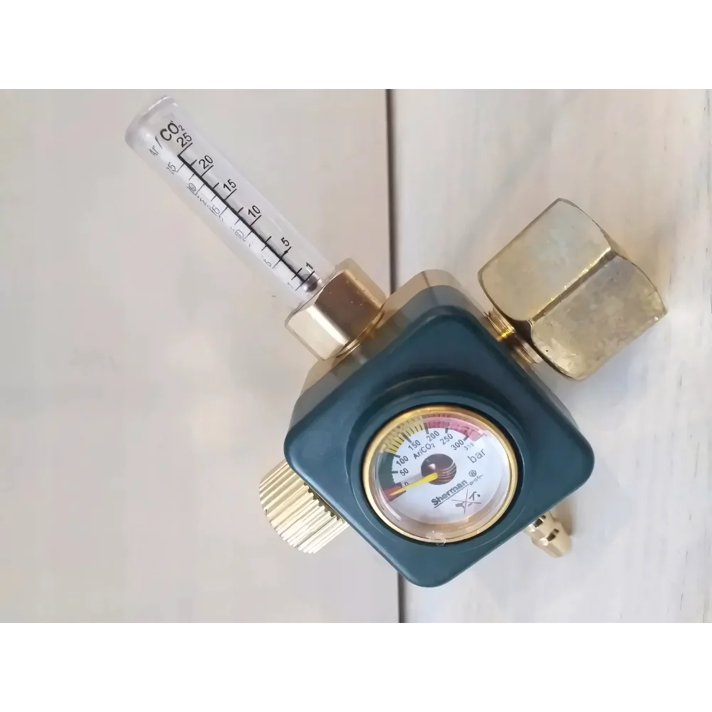 REDUKTOR ARGON CO2 Z ROTAMETREM MINI marki SHERMAN - obrazek 4