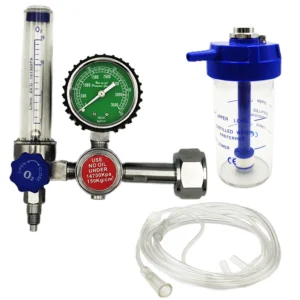 Reduktor z rotametrem i nawilżaczem
