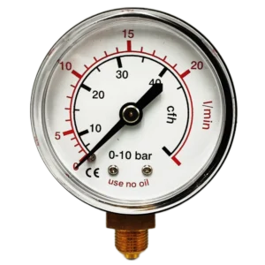 MANOMETR do reduktora MINI ARGON CO2 0-20 bar GWINT 1/8