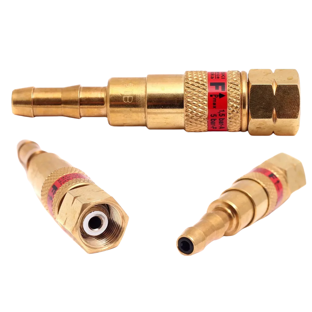 SZYBKOZŁĄCZKA PRZYPALNIKOWA ACETYLENOWA STB 8,0MM - obrazek 2
