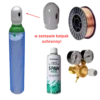 ZESTAW BUTLA pełna MIX ARGON/CO2 150bar 8L+Reduktor+Drut+Spray