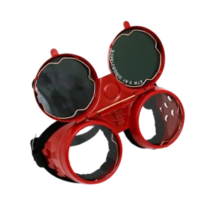 GOGLE/OKULARY METALOWE ODDYCHAJĄCE REGULOWANE