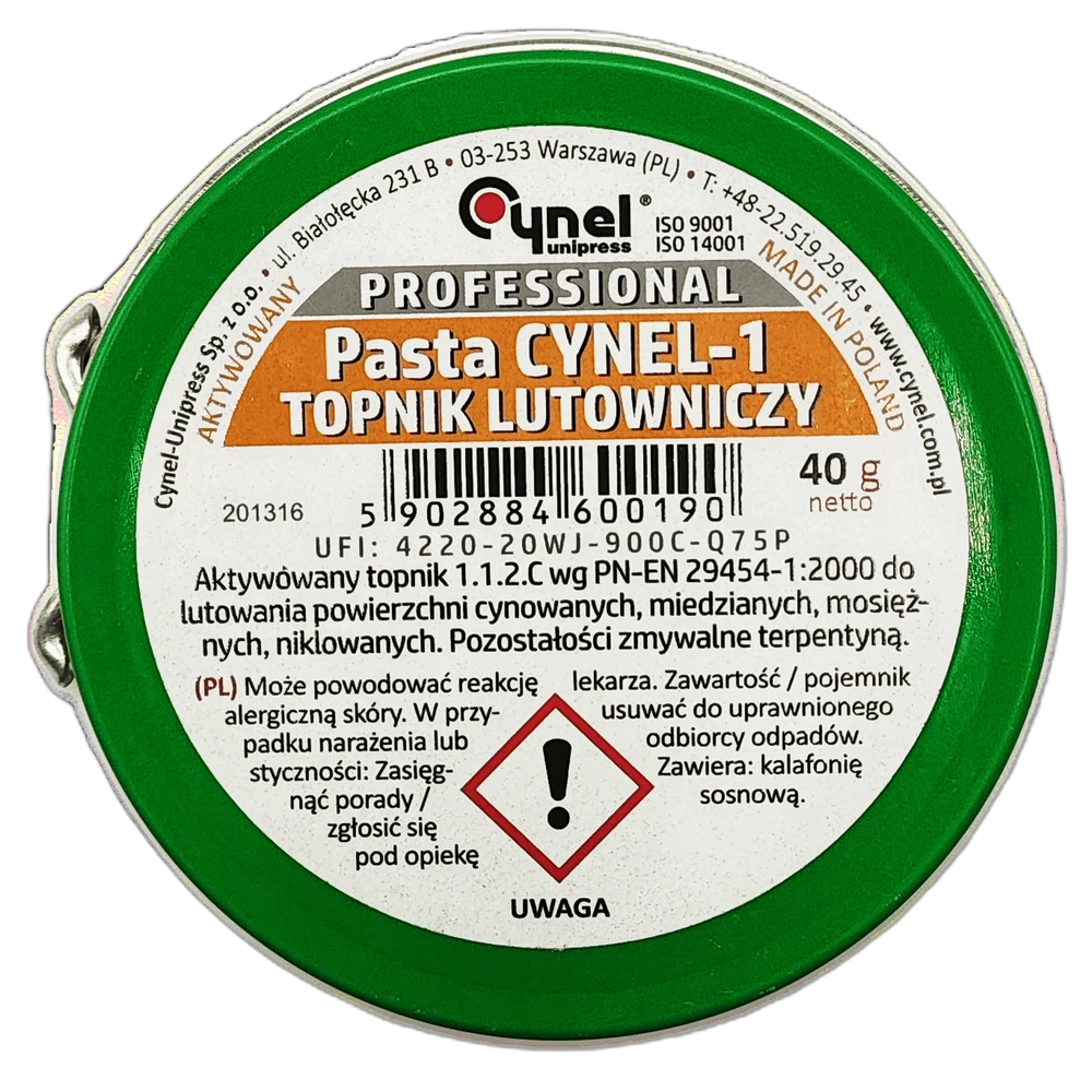 Pasta lutownicza Cynel-1