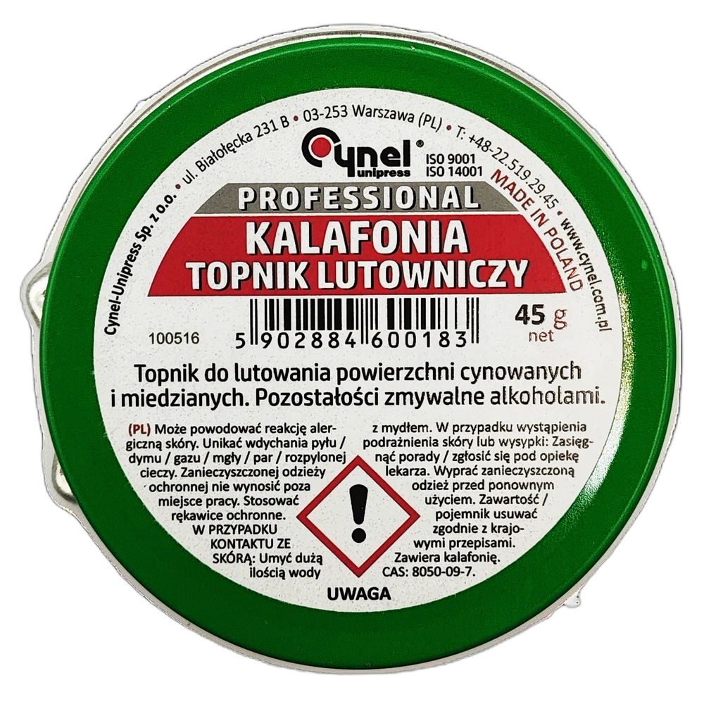 Kalafonia lutownicza